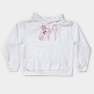 Blight Caster - Red/Orange Kids Hoodie